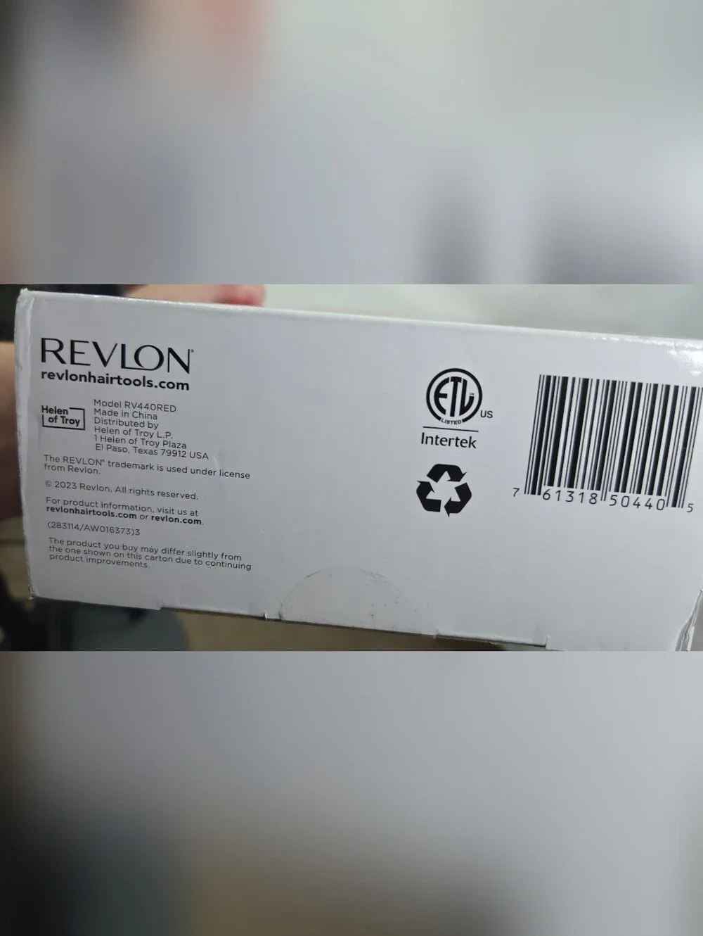 REVLON - RV440RED1 - Hot Air Brush Kit for Styling & Frizz Control New Open Box